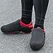 Cycling Shoe Toe Cover Cold Weather Half Shoecover Thermal Warm Toe Warmers for Men Women Bike Overshoes Bike Shoe Covers, Black, M