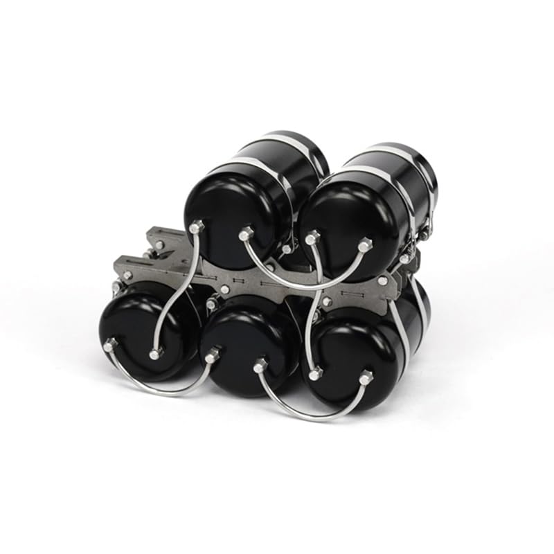 wheelfun LESU DIY Model Part Metal Air Tank for 1/14 RC Modify Tractor Truck Model Parts