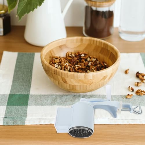 Rallador manual de queso con manivela Uonlytech blanco miniatura 5