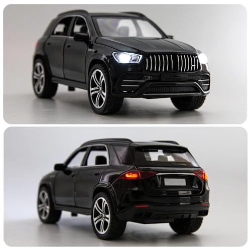 Image of 1 /32 Mercdz AMG GLE63 Model Luxury Car Toy Metal Pull Back Diecast Car with Openable Door and Sound Light, Gifts Toys for Kids【 White 】