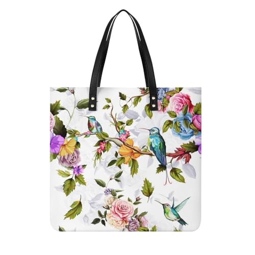 Sac à bandoulière oiseau sur branche grand cabas femmes pour ne manquer de rien
