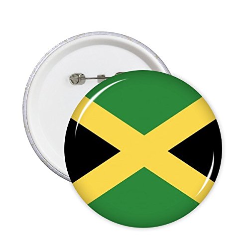 Badge Jamaïque épingle XL souvenir parfait en lot de 5 boutons ronds