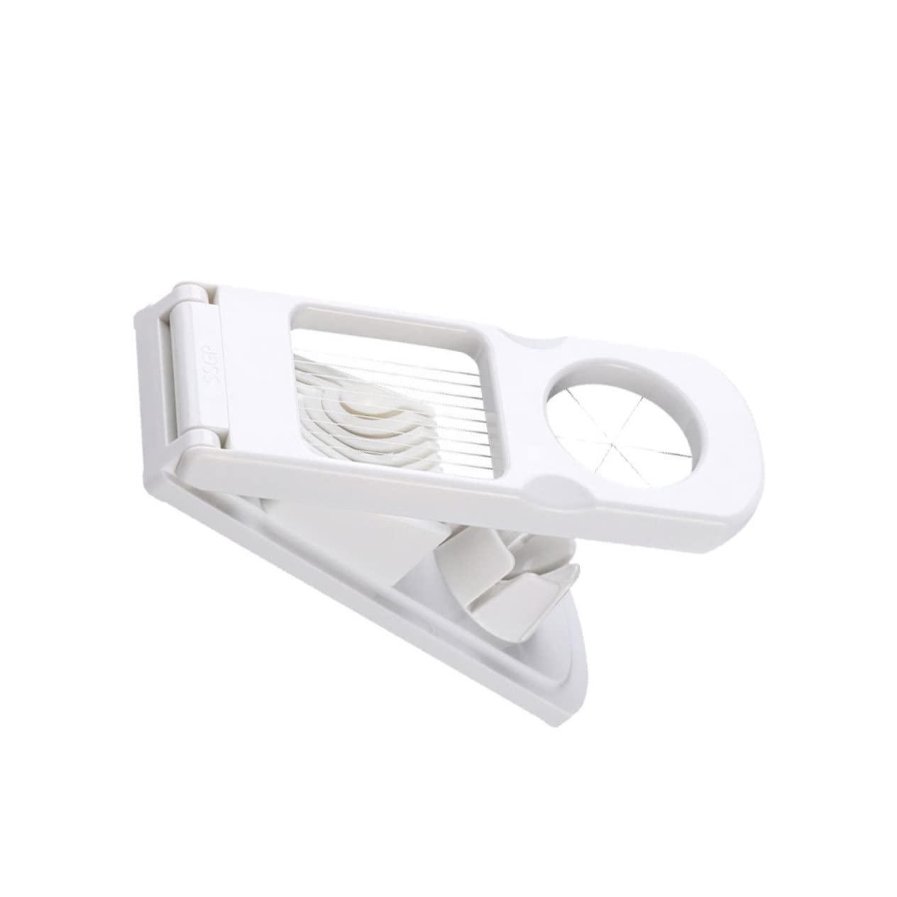 MUCKLILY Multifunctional Stainless Steel Egg Slicer Easy to Clean Egg Cutter for Sliced Boiled Essential Kitchen Tool for Home Restaurant Use