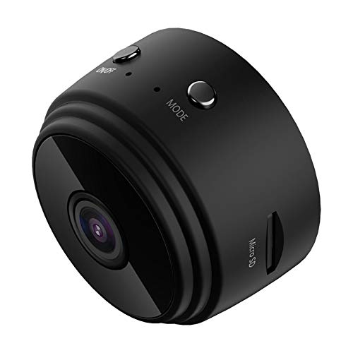 Mini Camera Espion WiFi IP Cachee sans Fil Full HD 1080P Enregistreur, Micro Nanny Cam de Surveillance avec Vision Nocturne Infrarouge et Detection de...