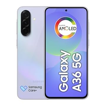 Celular Samsung Galaxy A36 5G 128GB, 6GB RAM, Câmera 50MP, IP67, Super AMOLED 6.7", Recursos AI, Violeta