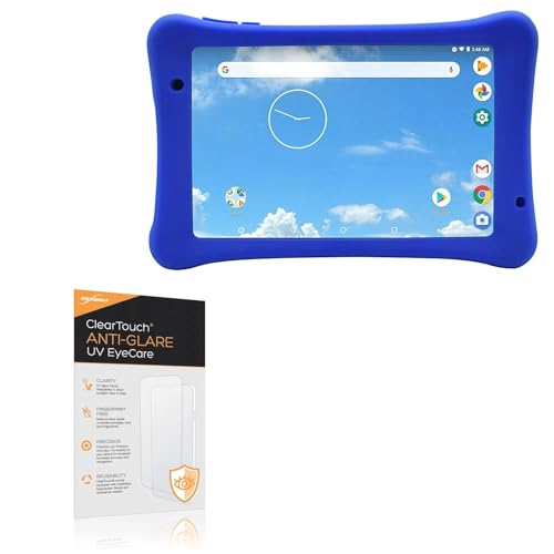 BoxWave Screen Protector Compatible With iView Hercules (8 in) - ClearTouch Anti-Glare Anti-UV EyeCare (2-Pack), Filters out Harmful Blue Light Reduce Fatigue