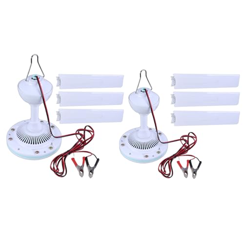 Ventilateur de plafond 12V CC suspendu 3 feuilles pour site isolé - 4
