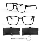 Lesebrille 3,0X 2er Set Mit Blaulichtfilter, Ultra Leichte Lesebrillen Für Damen Und Herren,...