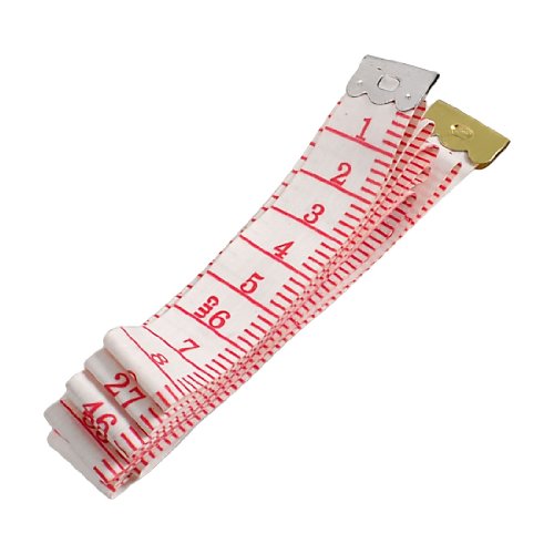 Aexit 1.5m Red Tools & Home Improvement White Soft Plastic Sewing Tailor Tape Measures Measure Tape