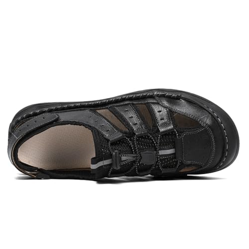 Men's Closed Toe Hiking Sandals Non-Slip Outdoor Beach Shoes Breathable Casual Summer Sandals for Walking Driving​​2
