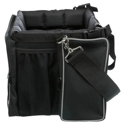 TRIXIE 13106 Front-Box für Fahrräder, 41 × 26 × 26 cm, schwarz/grau