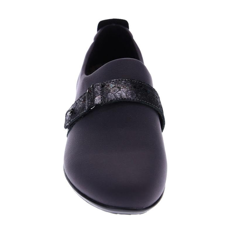 Image of Revere Genoa Women's Stretch Loafer - Elegant Adjustable Leather with Super Soft Stretch Upper and Contoured Removable Footbeds