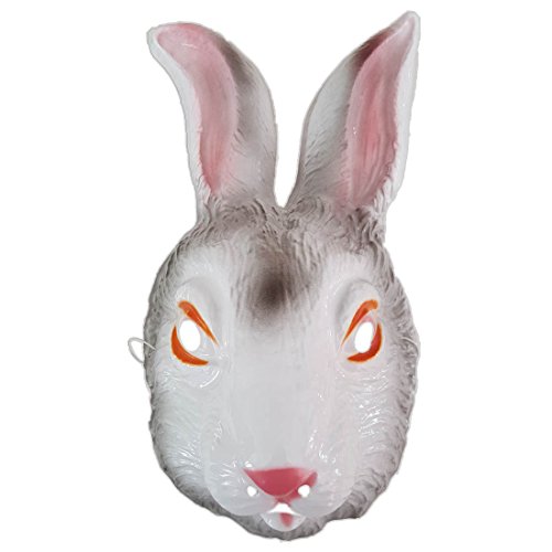NET TOYS Maschera da Coniglio Lepre Animale