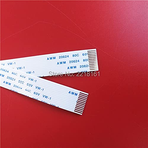 Printer Parts 10pcs Outdoor Large Format Printer Printer Parts 128 Print Head Cable/JHF Vista 330B 3312 FFC Data Cable 12P,Same Side