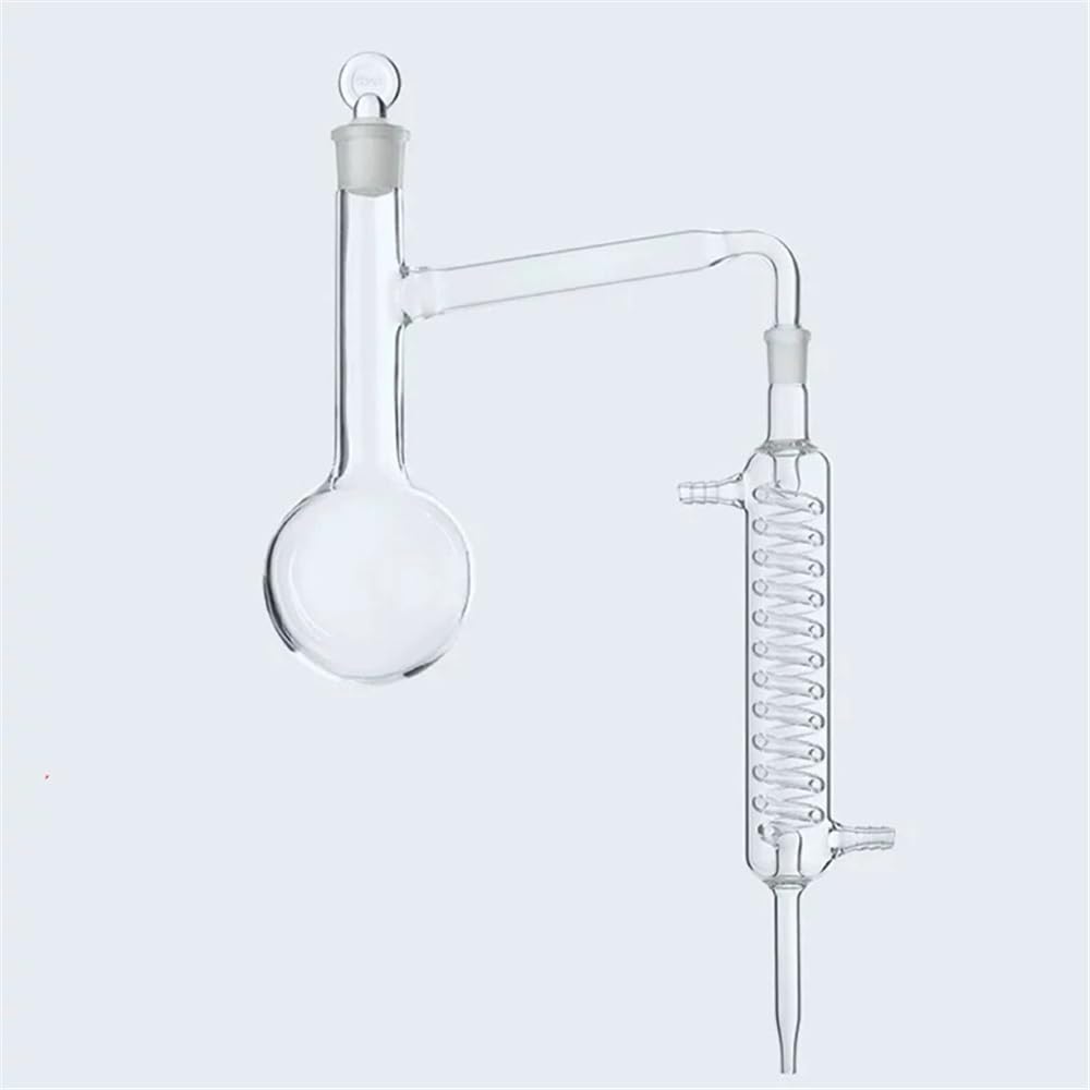 Equipos y suministros de laboratorio Aparato de destilación con juntas vidrio esmerilado Unidad Matraz Destilador