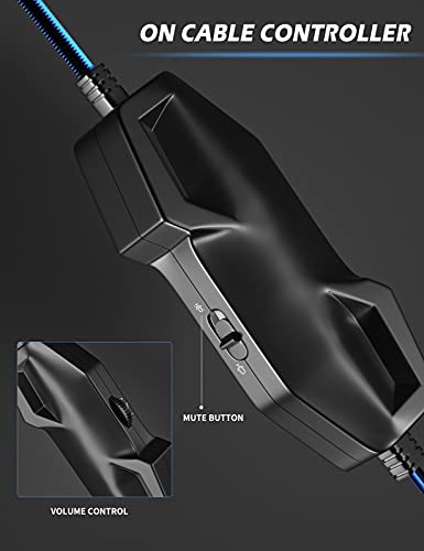Ziumier Z66-BLUE Gaming Headset With Mic, Xbox One Headset thumb #6