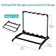 GUITTO Gitarrenständer Multi Faltbarer Universal Display Guitar Rack Tragbarer Gitarrenhalter für Band Bühne Bass Akustik Gitarre -5 Halter GGS-07