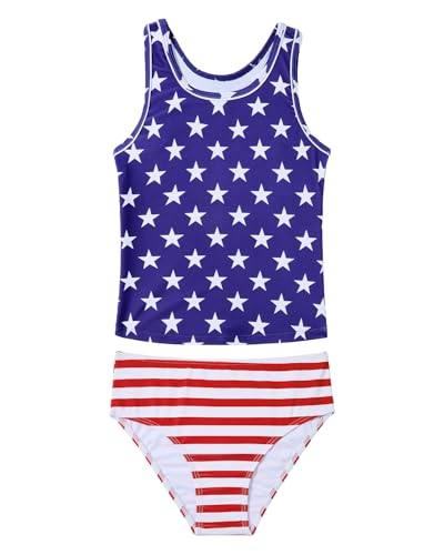 Image of Century Star Girls Tankini Swimsuit UPF 50+ Racerback Bathing Suit for Teen Girls 2 Piece Swimsuit Summer Beach Swimwear