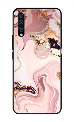 Image of Metal TPU Printed Back Cover for Samsung Galaxy A30s (Marble Design -J1) 360 Degree Protection | Camera Protection -25092024(AR)