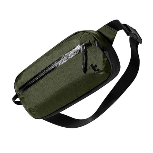 Image of tomtoc 3.5L X-Pac Sling Bag with RFID Blocking, Crossbody Bag Minimalist Chest Shoulder Pack for Men /Women, Water-resistant Lightweight Casual Funny Pack for Travel /Daily Commute