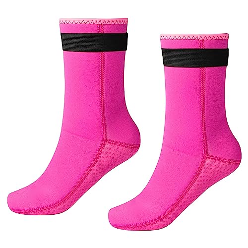 Calcetines de buceo de nylon de 3 mm con costuras herméticas y suela de alta densidad