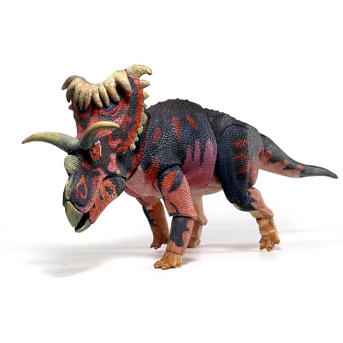Creative Beast Studio Beasts of The Mesozoic: Ceratopsian Series Kosmoceratops 1:18 Scale Action Figure, Multicolor