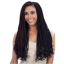 FreeTress Equal Synthetic Hair Braid - CUBAN TWIST 24" 2 - DARK BROWN