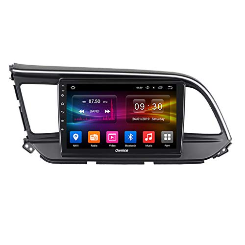 Android 8.1 Double Din Car Radio Receiver, 9 Zoll Auto Radio Head Unit, Unterstützung GPS Bluetooth Radio Mirror Link FÜR Hyundai Elantra 2018-2020,4