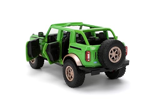 Jada M&M'S 2021 Ford Bronco Die-cast 1:24 Verde miniatura 5
