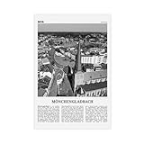 ZJIXAOSD Borussia Mönchengladbach Leinwandbild, Poster und 