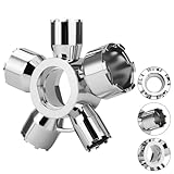 Upgraded Metal 10-in-1 Faucet Aerator Tool - Durable Metal Construction Removal Kit,Removes Stubborn Hidden Thread/Housing Aerators,Compatible with M16.5-M28 Sizes,Reliable Plumbing Maintenance Tool