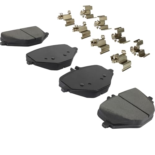 Image of QUALITY-BUILT Rear Semi-Metallic Brake Pads, Premium 1001-2239M, Compatible with 2019-2024 Mercedes-Benz (G63 AMG, GLE53 AMG, GLE63 AMG S, GLS63 AMG)