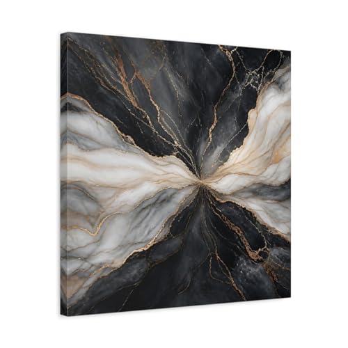 Abstract marble veins canvas 50x50cm pour meubler un grand mur vide facilement