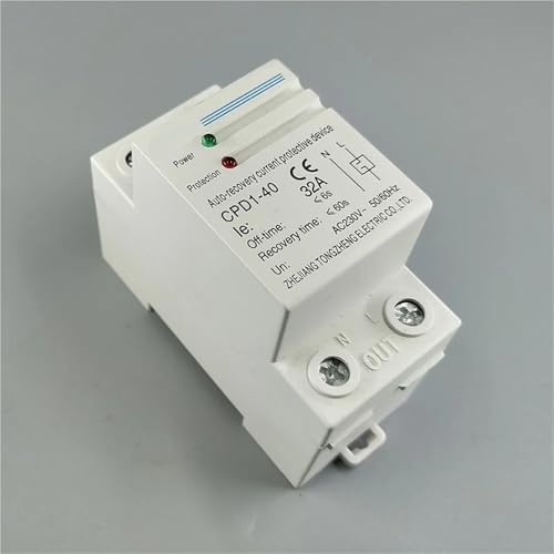 Protection sur Rail 32A 230V avec récupération automatique et limitation de courant intégrée