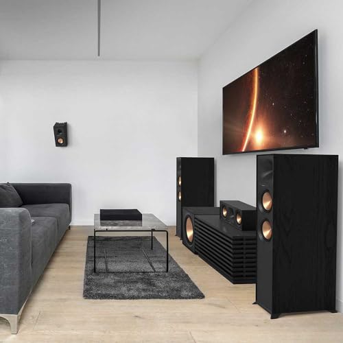 klipsch Reference Next R-605FA Dolby Atmos High-Performance, Horn-Loaded Floorstanding Speaker for Best-in-Class Immersive Home Theater in Black - image 8