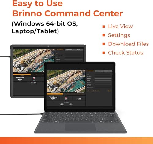 Image of Brinno BCC2000 Plus Construction Camera Bundle - Includes: Full HD TLC2000 Time Lapse Camera, 32-ft Extender for Laptop /Tablet, Clamp Mount & Waterproof Case - 1 Year Battery