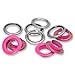Produktbild Prym 542569 Ösen mit Scheiben, 14 mm, pink/silberfarbig