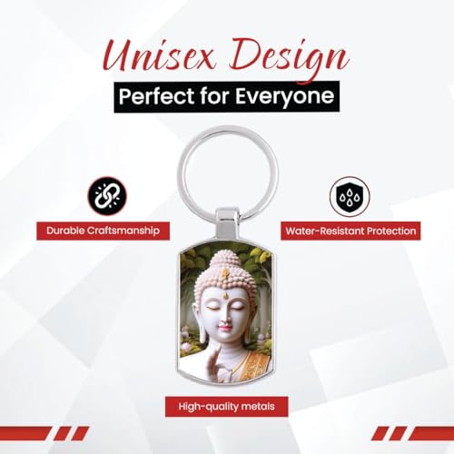 Image of Premium Printed Metal Keychain for Men & Women | High-Definition Artwork Print | Durable Key Ring for Car, Bike, Home & Office Keys | Stylish Decorative Key Holder Gift