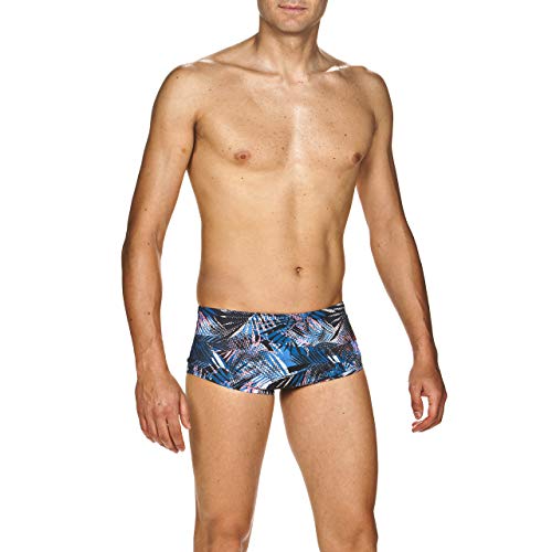 ARENA Men's Floral Allover Square Swim Short MaxLife Swimsuit3