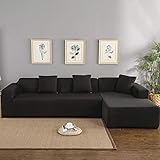 sofas rinconeras extra grandes PERFECTO AJUSTE: Nuestro 1 trozo súper Elástico Jacquard fundas son uno-tamaño-encaja-más. Siempre medida 3 Plazas atrás anchura o asiento anchura antes de ordenando: Ajuste bien 2 Plazas 57-73" (145-185cm); 3 Plazas 75-91" (190-230cm); SG 3 Plazas 93-118" (235-300cm)