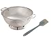 Zozo Galley Stainless Steel colander 4.5-Quart, Micro Perforated Food Strainer Low Price with High Quality Strong Base and Strong Handles Dish Washer Safe