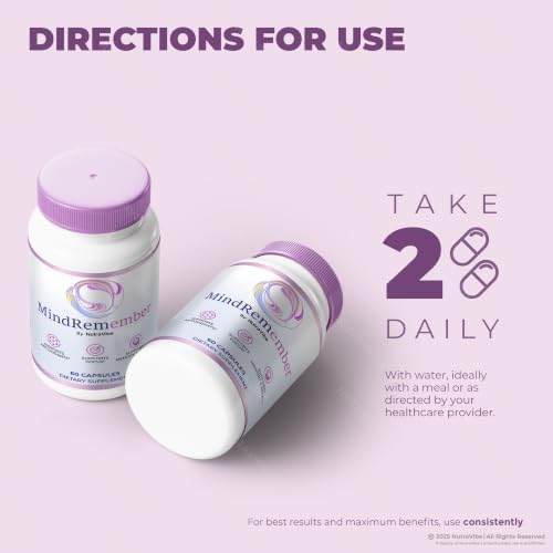 NutraVibe MindRemember Capsules, 60 Capsules — view 7