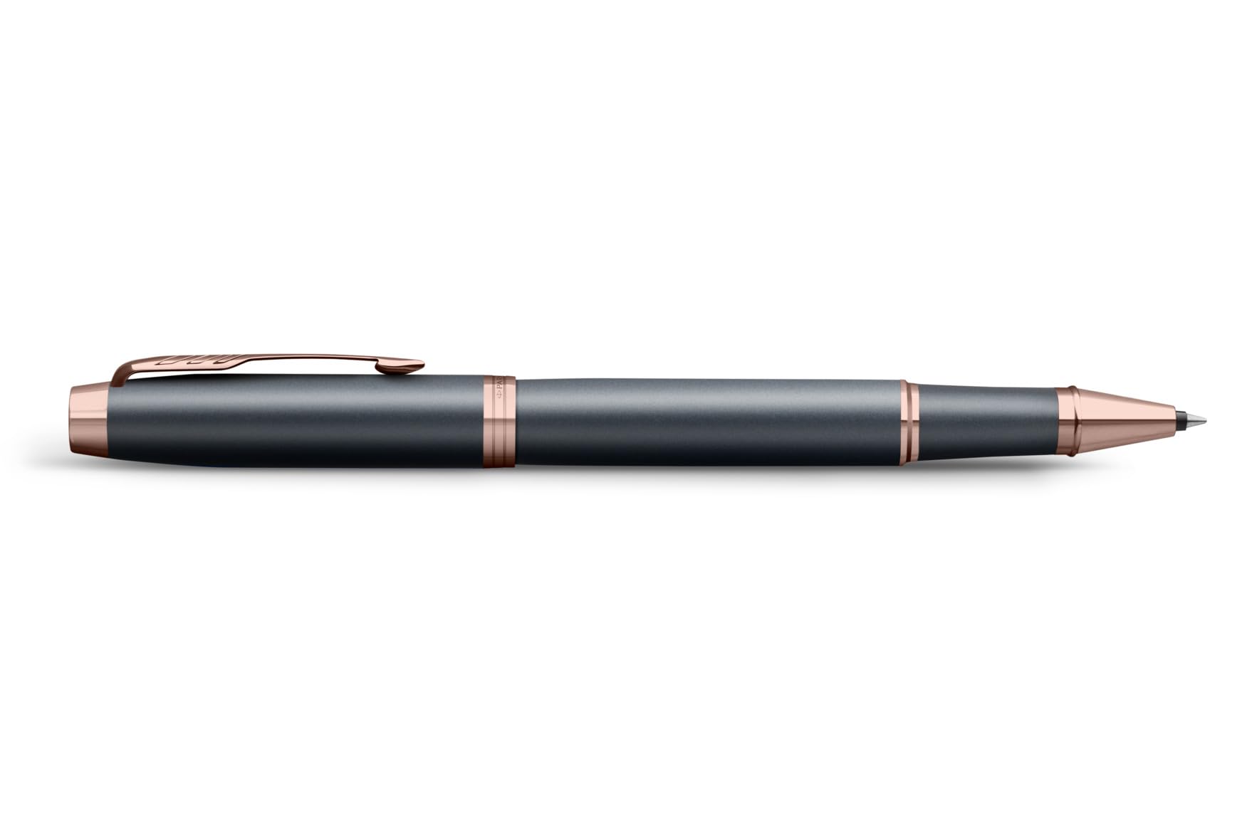 PARKER IM Schreibset Kugelschreiber + Tintenroller mit individueller Gravur – Personalisierter Luxus Stift – The Finishing Touch Collection Geschenk für Hochzeit, Geburtstag, Büro (Slate)