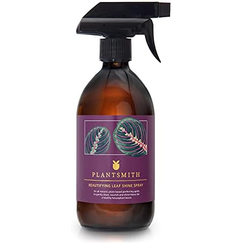 Platsmith Beautifying Leaf Spray, Indoor House Plant Natural Conditioning Mist Gently Cleanses & Nourishes Plants - 500ml Mist Cover