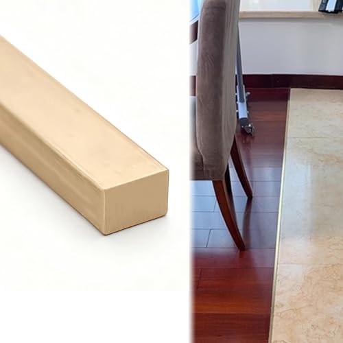 Couvre-couture en laiton brossé pour éliminer les fentes de parquet et carrelage