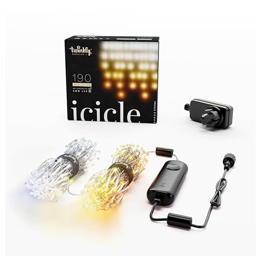 Twinkly Guirlande Lumineuse LED Connectée - Rideau de lumières contrôlé par appli smartphone 190 LED AWW- Éclairage personnalisable IdO - Créez des jeux de lumières (500 x 60 cm) - Édition Gold