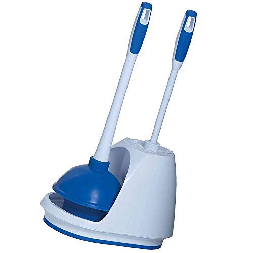 Turbo Plunger and Bowl Brush Caddy Set