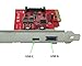 Ableconn PU31-1A1C USB 3.1 Gen 2 (10 Gbps) Type-C & Type-A PCI Express (PCIe) x4 Host Adapter Card - Dual USB3.1 10Gbps with One USB-C and One USB-A