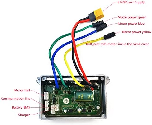 Miniatura 5 de VBESTLIFE Controlador eléctrico de la vespa de la aleación de aluminio, kit original de la asamblea del tablero de control del controlador para la