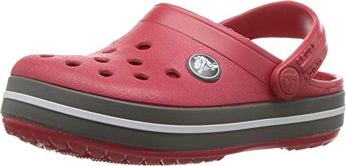 Image of crocs Unisex-Child Crocband Clog K Red Clogs-11 Kids UK (C11) (204537-6IB)